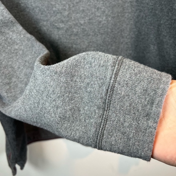 Tommy Bahama Mens Alpine View Reversible 1/4 Zip Pullover Sweater Gray Collar XL - Picture 5 of 16